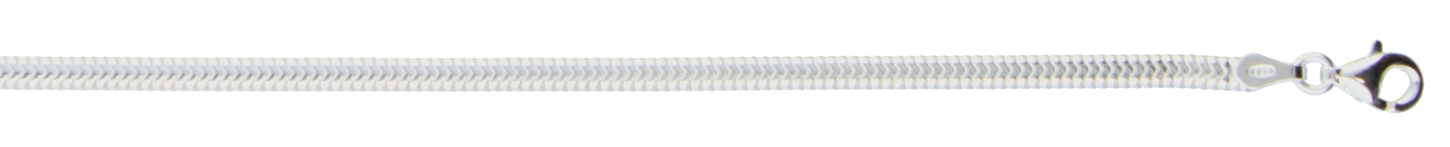 Armband Schlange oval 2.8mm