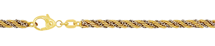 Collier Kordel hohl 3.3mm