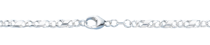 Collier Dollar-Kette 3.1mm