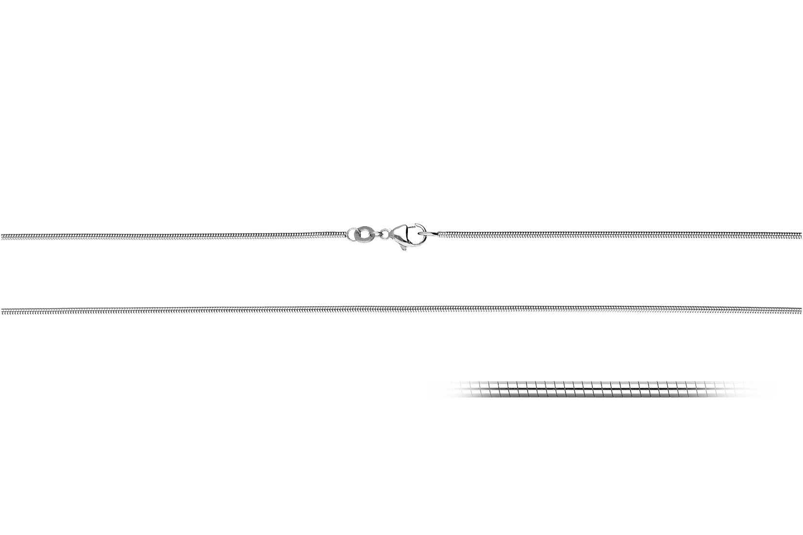Collier Schlange 0.9mm