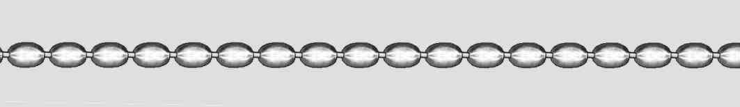 Collier Oliven-Kette 2.9mm