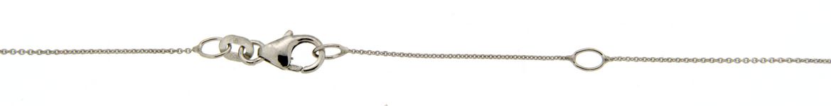 Collier mit Zwischenöse Anker rund 0.8mm