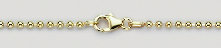 Collier Kugelkette 2mm