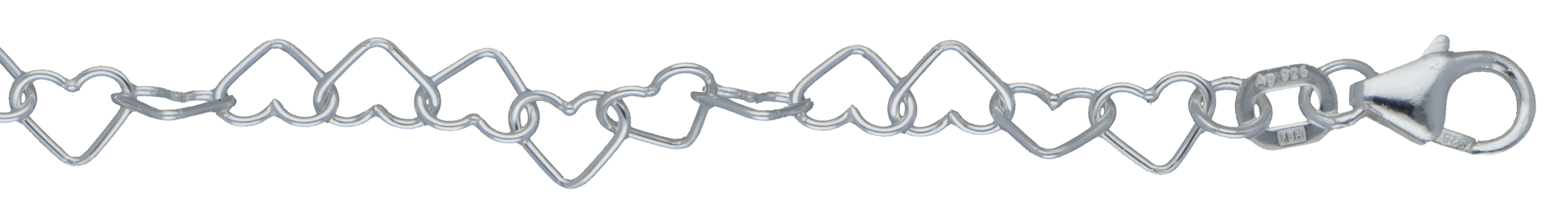 Armband Herz-Kette 4.4mm