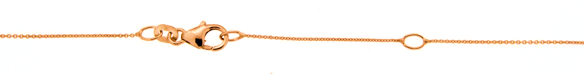 Collier mit Zwischenöse Anker rund 0.8mm