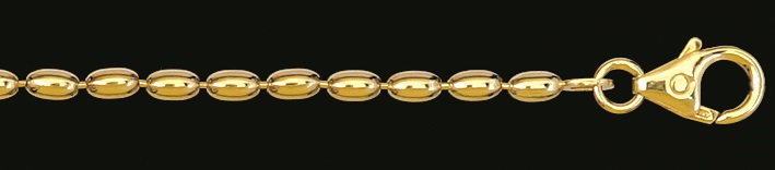 Collier Oliven-Kette 2.3mm