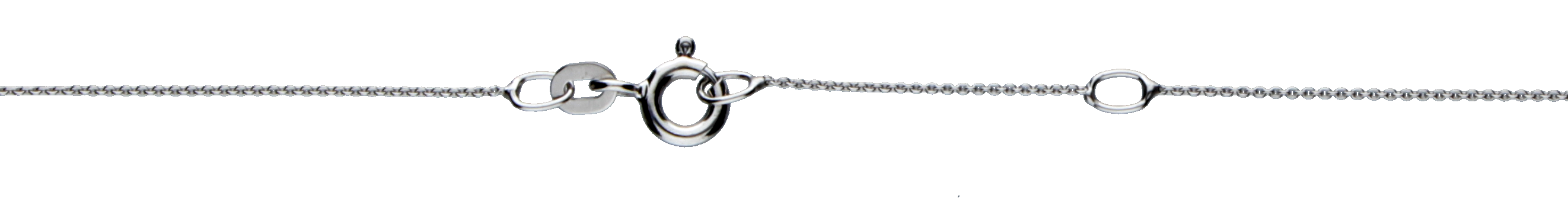 Collier mit Zwischenöse Anker rund 0.8mm