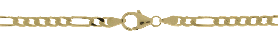 Collier Figaro diamantiert 3.4mm