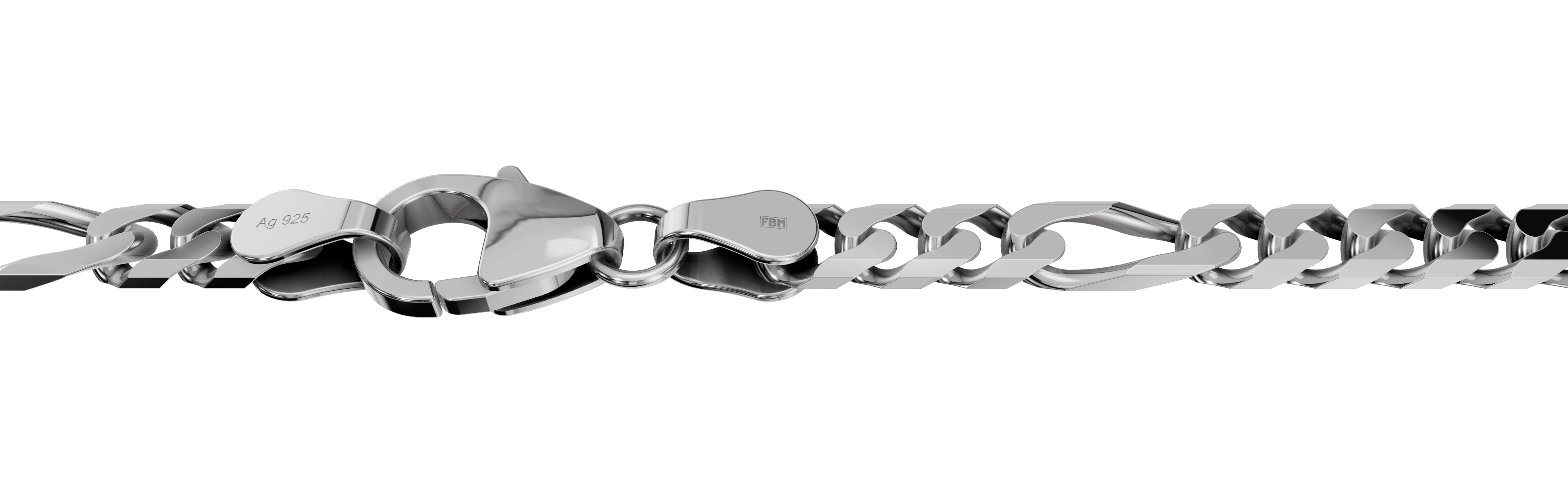 Collier Figaro diamantiert 4.3mm