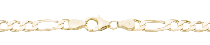 Collier Figaro diamantiert 4.9mm